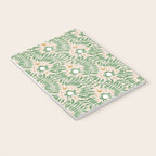 Froggie Ogee - green and blush Notebook Gallery Image 3
