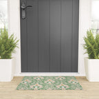 Froggie Ogee - green and blush Welcome Mat Gallery Image 3