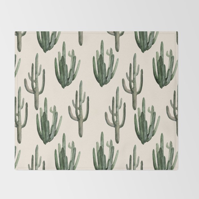 Cactus Throw Blanket Gallery Image 2