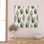 Cactus Wall Tapestry Gallery Image 2