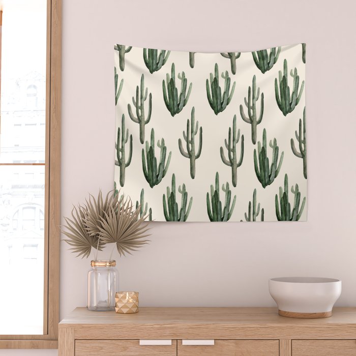 Cactus Wall Tapestry Gallery Image 2