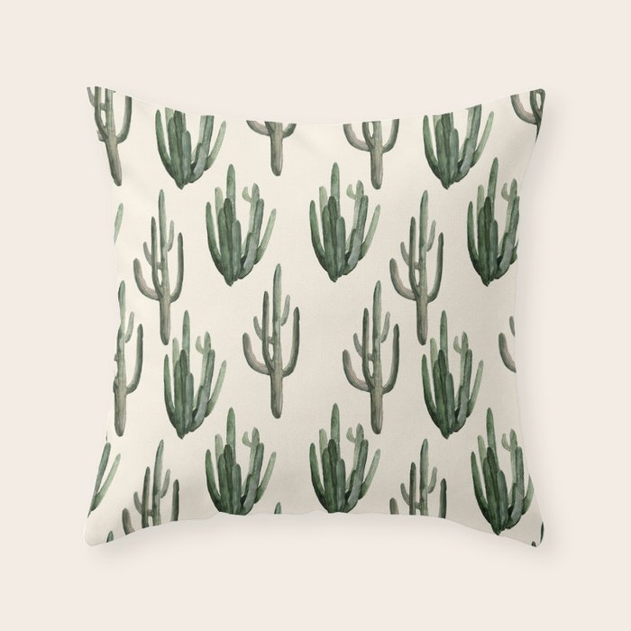 Cactus Throw Pillow Gallery Image 1