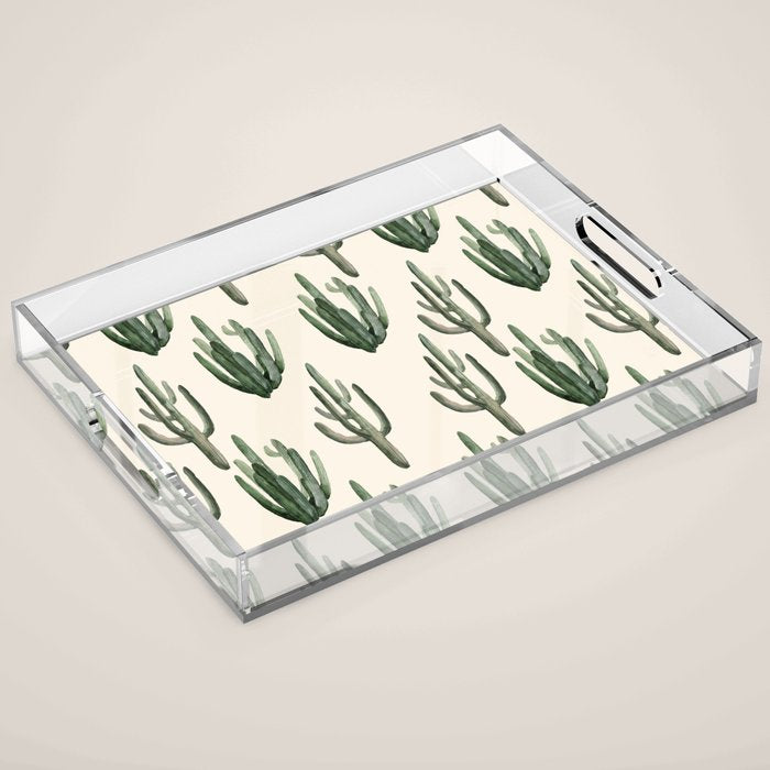 Cactus Acrylic Tray Gallery Image 1
