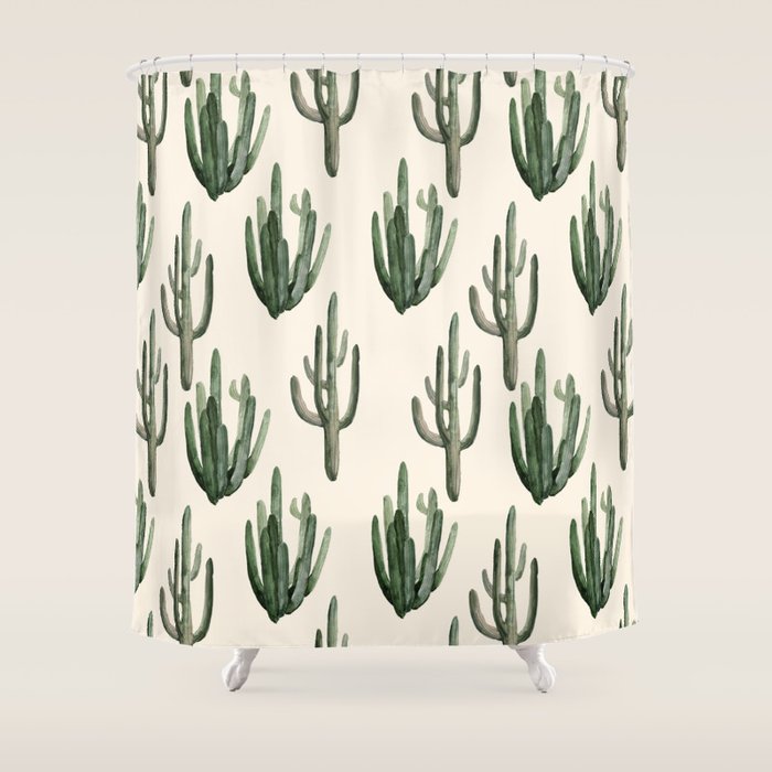 Cactus Shower Curtain Gallery Image 1