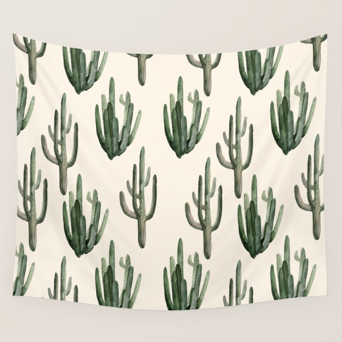 Cactus Wall Tapestry Gallery Image 1