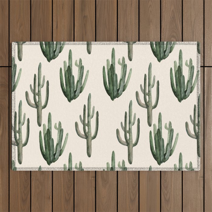 Cactus Outdoor Rug Gallery Image 1