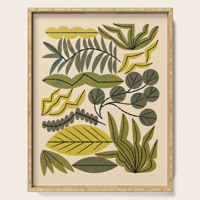 Leaf Collection No. 2 Serving Tray Gallery Image 1