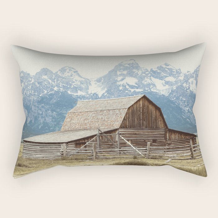 A Rocky Mountain Adventure - The Grand Tetons Rectangular Pillow Gallery Image 2