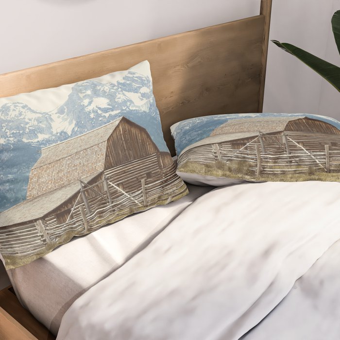 A Rocky Mountain Adventure - The Grand Tetons Pillow Sham Gallery Image 2