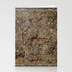Antique 17th Century Drayton House English Tapestry Stationery Card Gallery Image 2