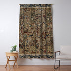 Antique 17th Century Drayton House English Tapestry Window Curtain Gallery Image 5