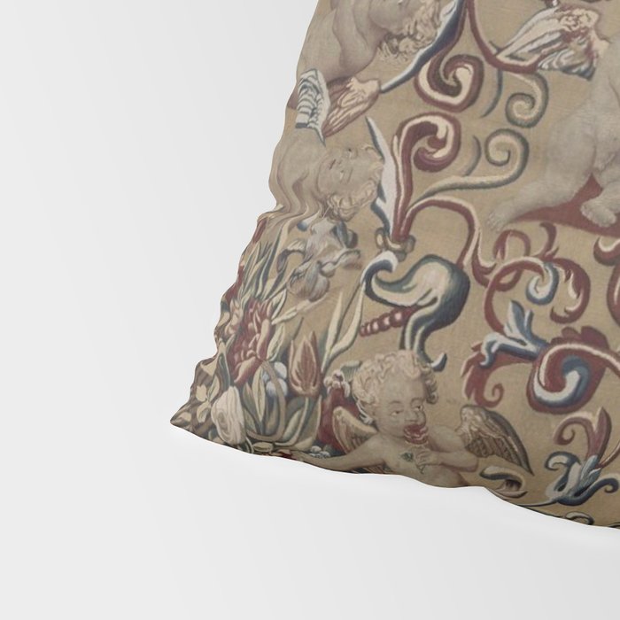 Antique 17th Century Drayton House English Tapestry Pillow Sham Gallery Image 4