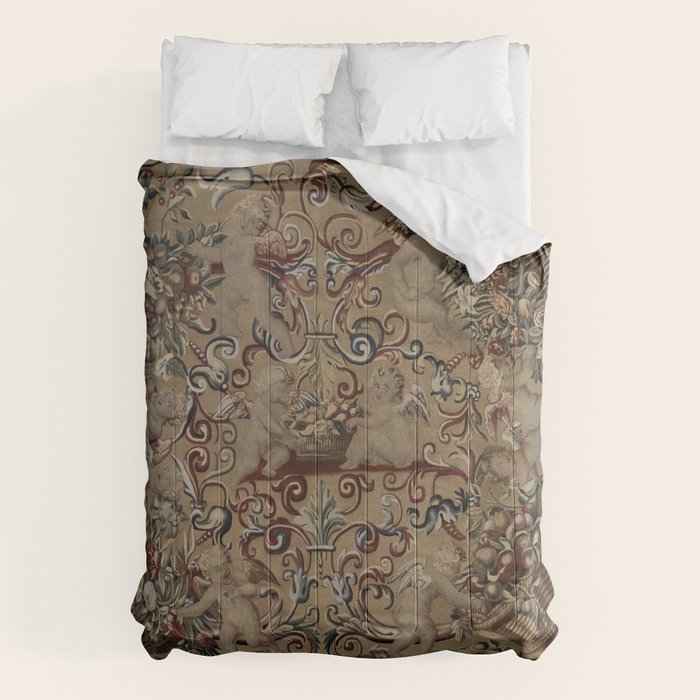 Antique 17th Century Drayton House English Tapestry Comforter Gallery Image 6