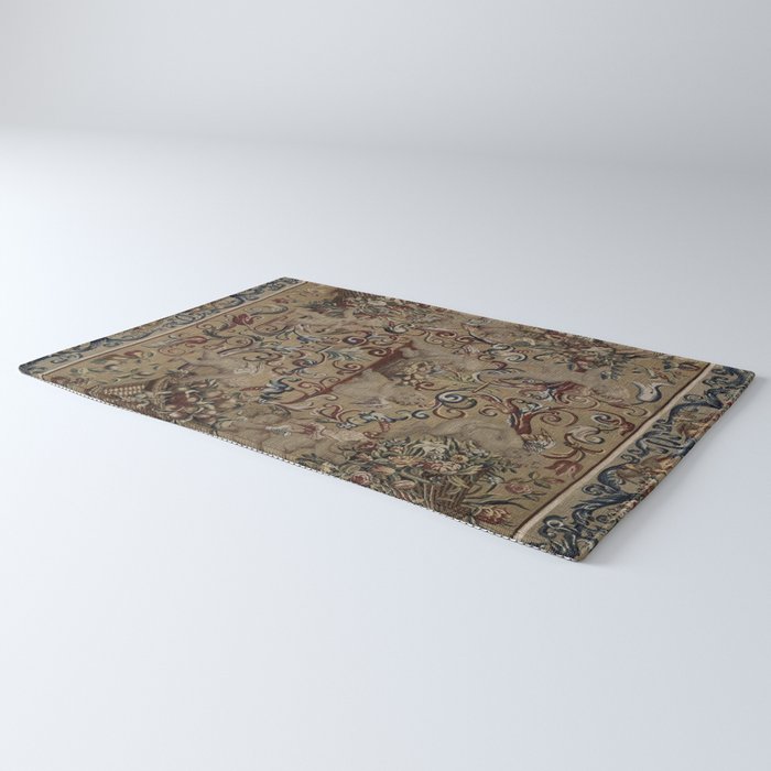 Antique 17th Century Drayton House English Tapestry Rug Gallery Image 3