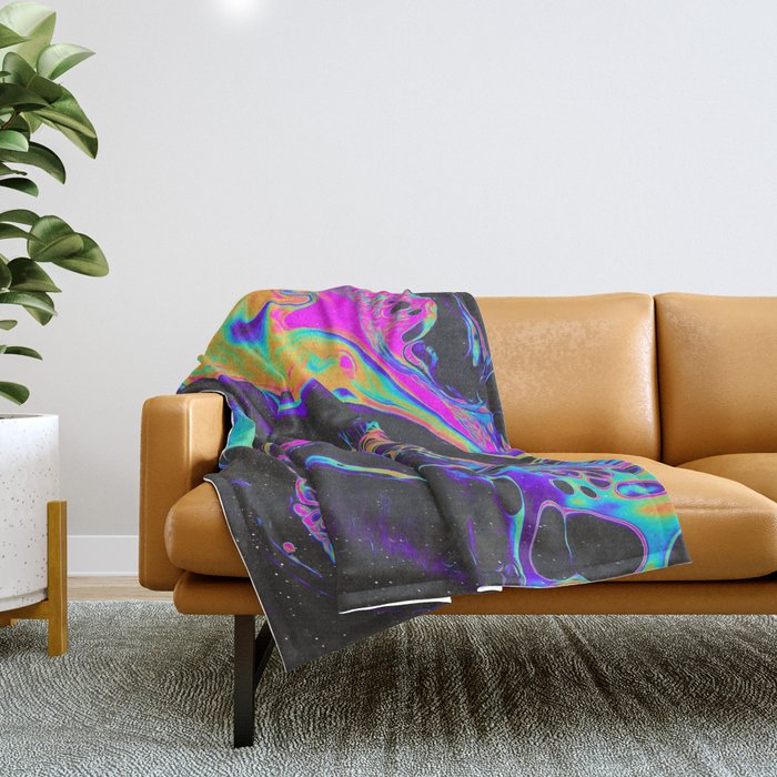Vide Noir Throw Blanket Gallery Image 1