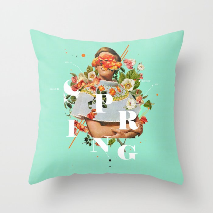 Spring Throw Pillow Gallery Image 6