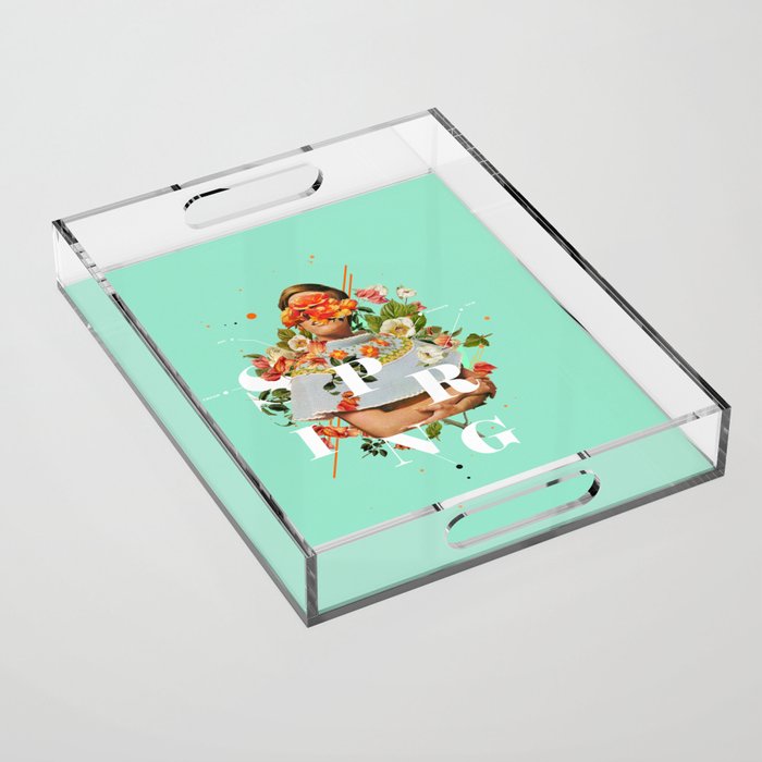Spring Acrylic Tray Gallery Image 1