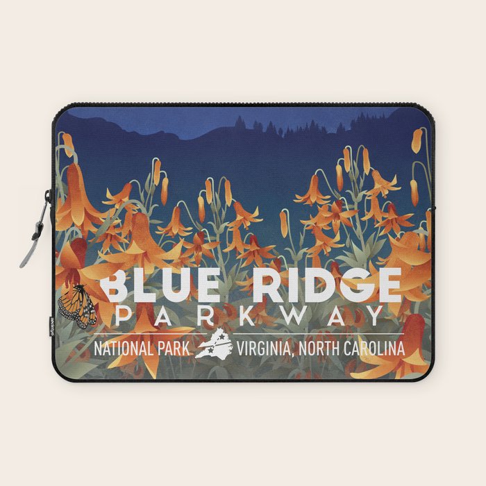 Blue Ridge Mountains Laptop Sleeve Gallery Image 1