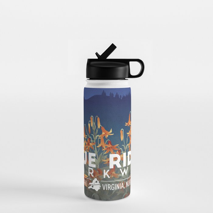Blue Ridge Mountains Water Bottle Gallery Image 1