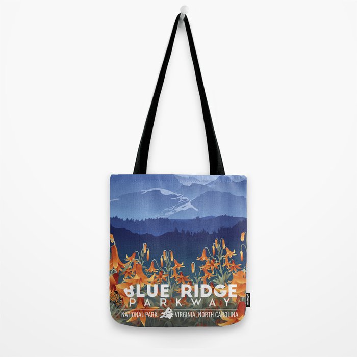 Blue Ridge Mountains Tote Bag Gallery Image 2