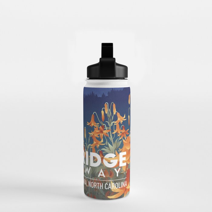 Blue Ridge Mountains Water Bottle Gallery Image 2
