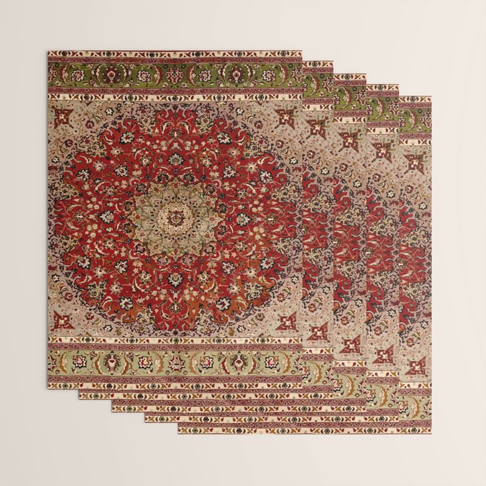 Antique Persian Vintage Rug Pattern Digital Art Wrapping Paper Gallery Image 3