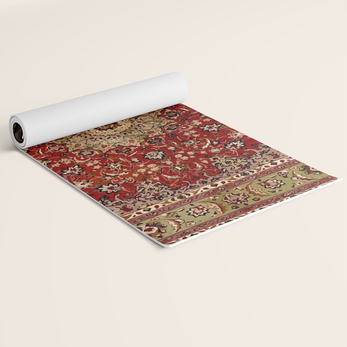 Antique Persian Vintage Rug Pattern Digital Art Yoga Mat Gallery Image 2