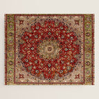 Antique Persian Vintage Rug Pattern Digital Art Jigsaw Puzzle Gallery Image 1