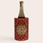 Antique Persian Vintage Rug Pattern Digital Art Wine Chiller Gallery Image 1