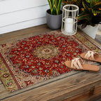 Antique Persian Vintage Rug Pattern Digital Art Outdoor Rug Gallery Image 2