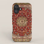 Antique Persian Vintage Rug Pattern Digital Art iPhone Case Gallery Image 1