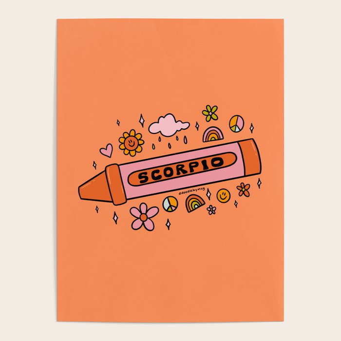 Scorpio Crayon Poster Gallery Image 4