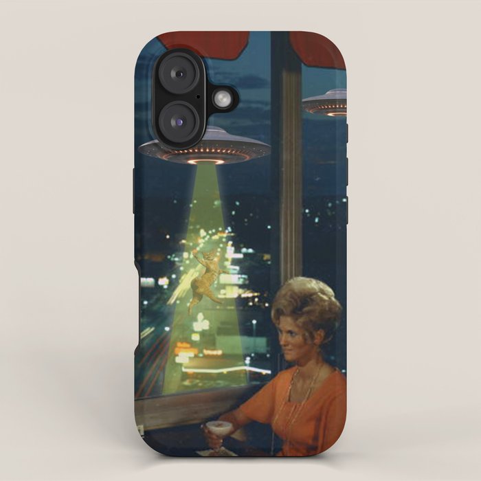 Meow! Cat Abduction Iphone Case