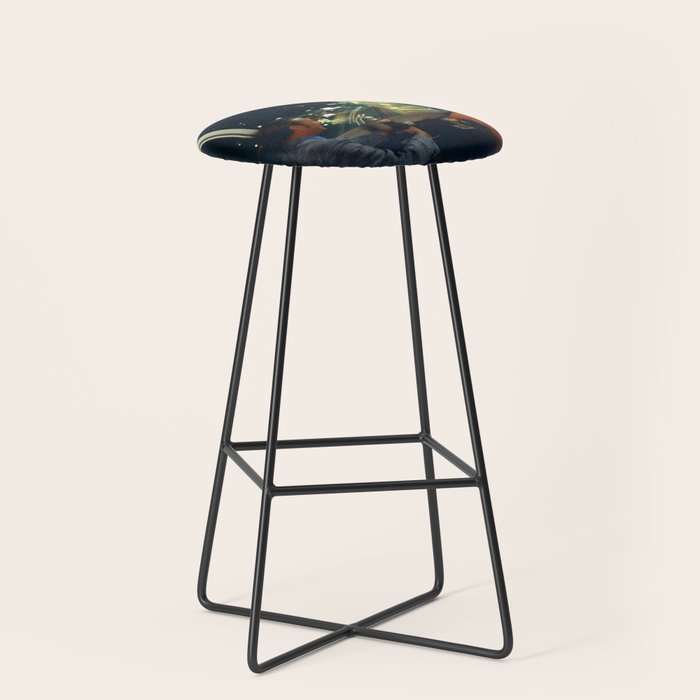 Meow! Cat abduction Stool Gallery Image 1