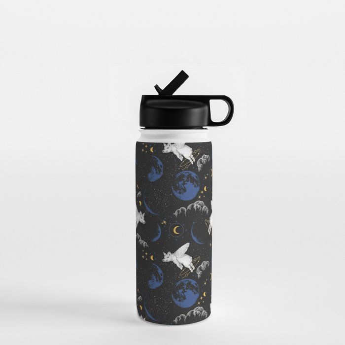 Celestial Pigs of the Night Sky A Water Bottle Gallery Image 1