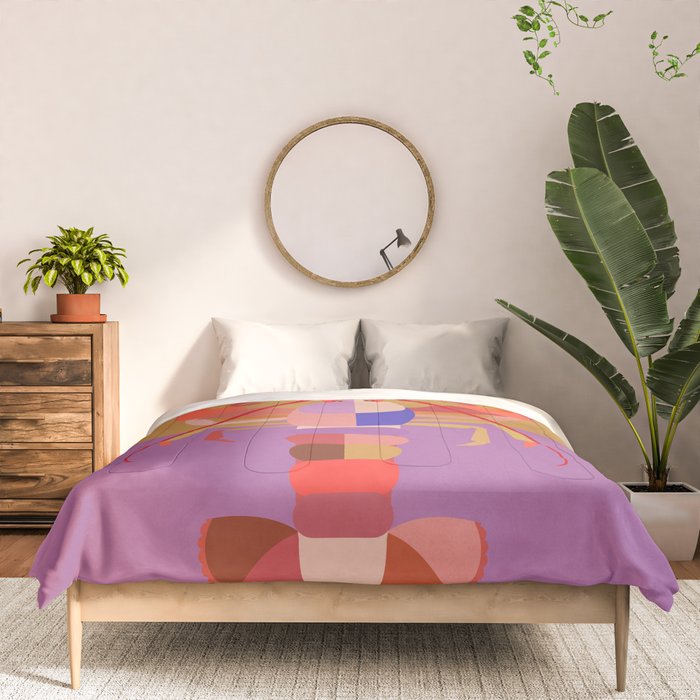 Abstract Lobster 2 Comforter Gallery Image 3