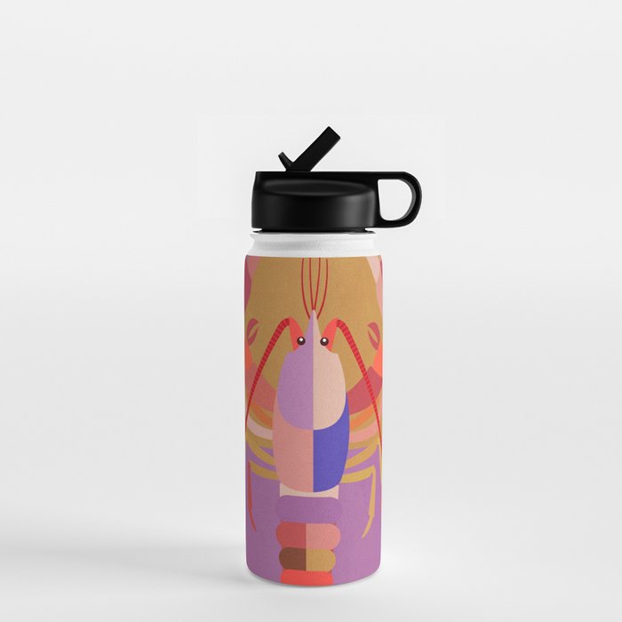 Abstract Lobster 2 Water Bottle Gallery Image 1