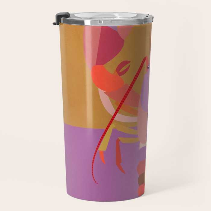 Abstract Lobster 2 Travel Mug Gallery Image 3