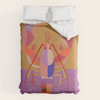 Abstract Lobster 2 Comforter Gallery Image 6