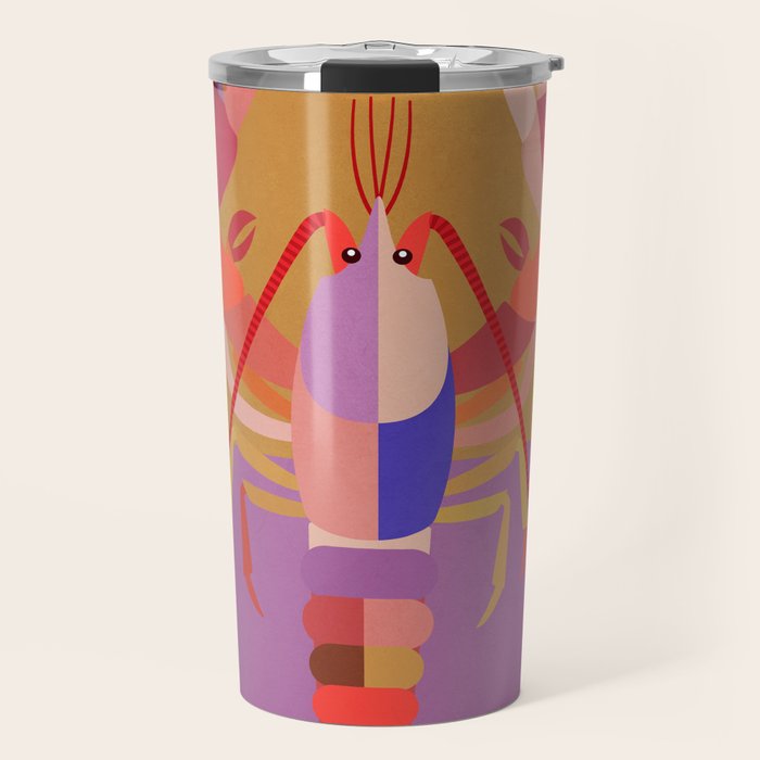 Abstract Lobster 2 Travel Mug Gallery Image 1