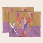Abstract Lobster 2 Placemat Gallery Image 1