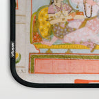 Two Lovers And The Morning Rooster Indian Painted Illustration Laptop Sleeve Gallery Image 3