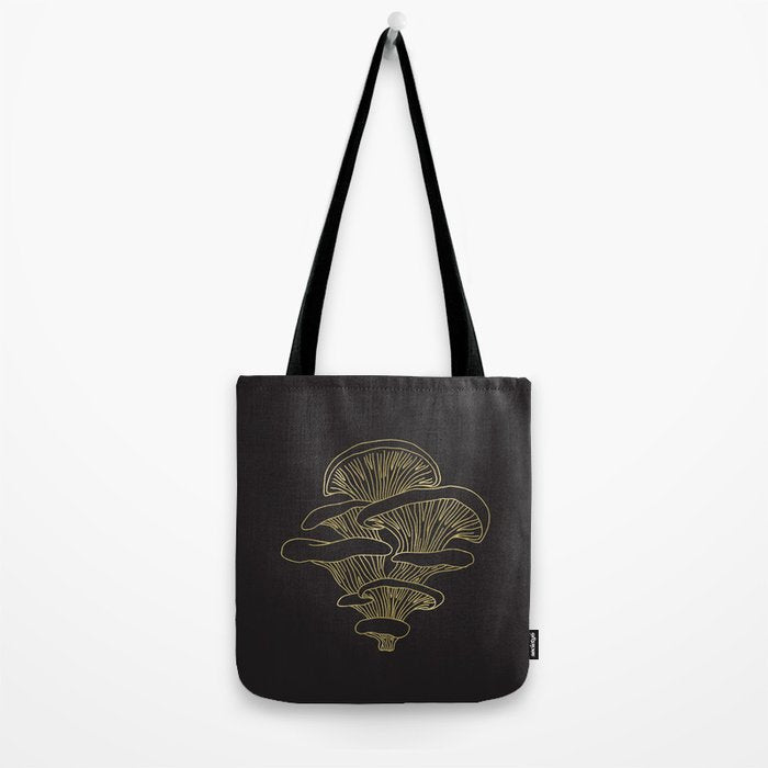 Gilded Oyster Mushroom Tote Bag Gallery Image 2