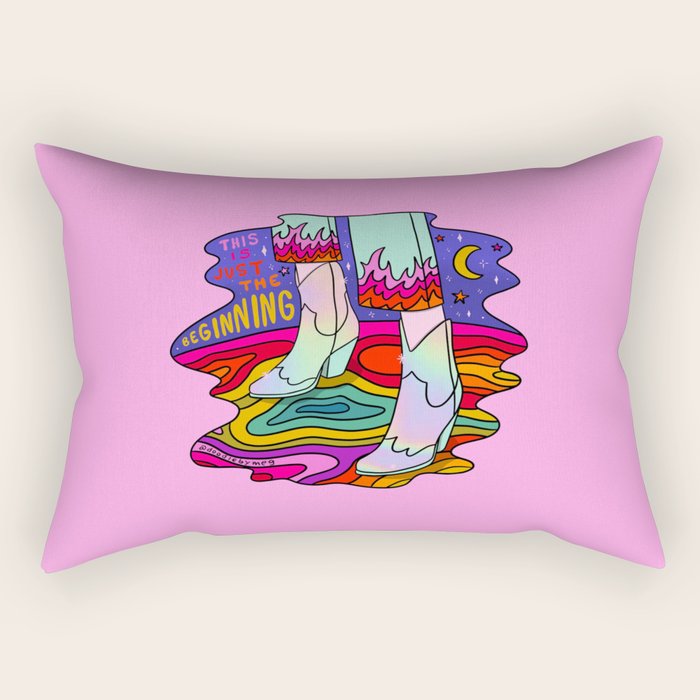 Just the Beginning Rectangular Pillow Gallery Image 1
