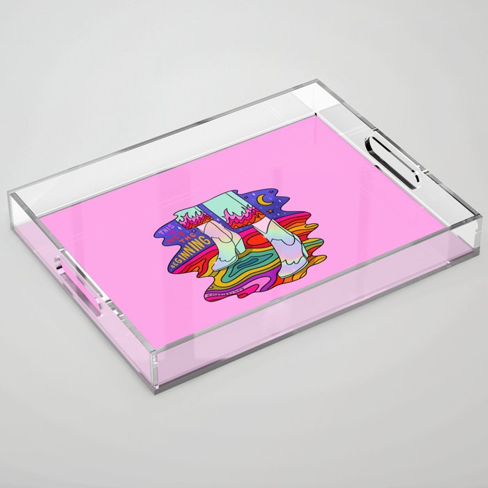 Just the Beginning Acrylic Tray Gallery Image 1