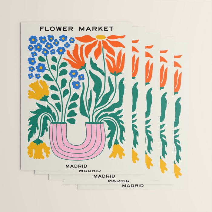 Flower Market 04: Madrid Wrapping Paper Gallery Image 3