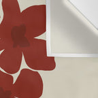 Scorpio red geranium  Wall Tapestry Gallery Image 3