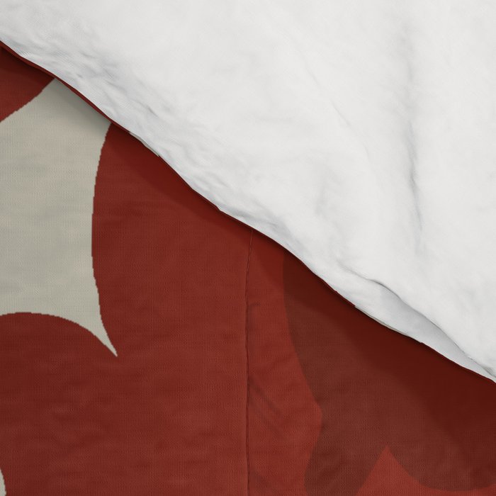 Scorpio red geranium  Comforter Gallery Image 4