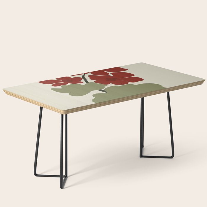 Scorpio red geranium  Coffee Table Gallery Image 1