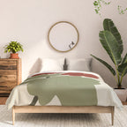 Scorpio red geranium  Comforter Gallery Image 3